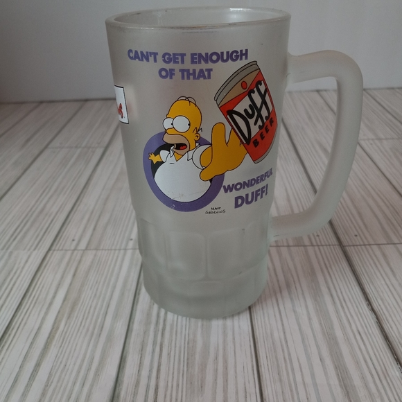 Vintage Homer Simpson "Can't Get Enough Of That Wonderful Duff!" Mug - Picture 1 of 6